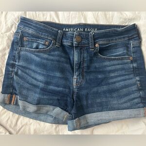 American Eagle Outfitters Women's Classic Blue Jean Shorts
